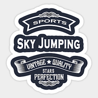 The Sky Jumping Sticker